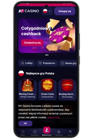 Nv casino aplikacja